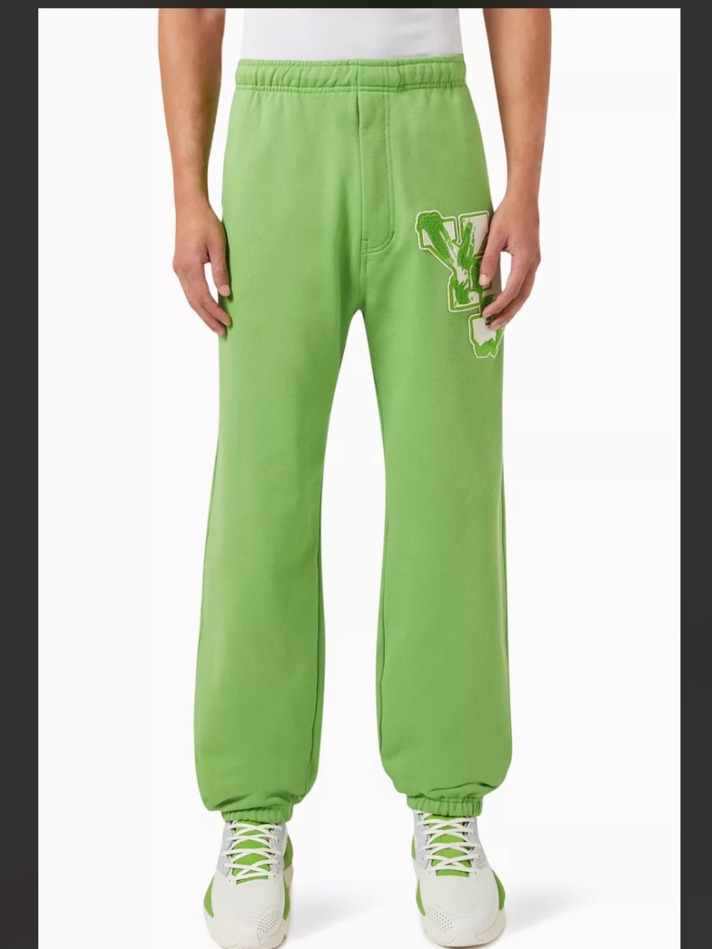 Y-3 Men's Green Relaxed Sweatpants
